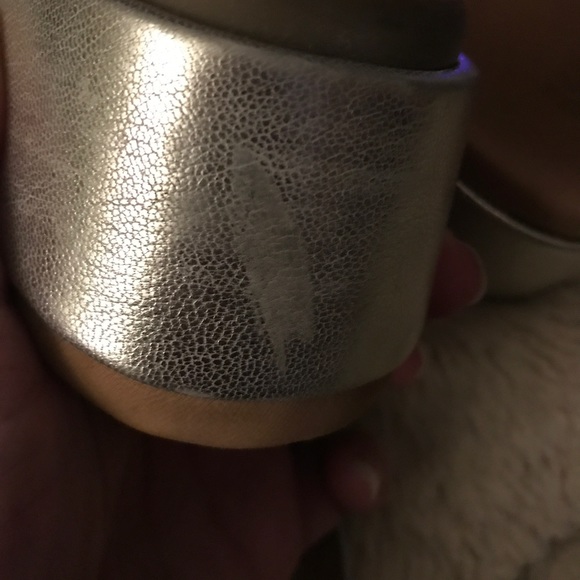 Kenneth Cole Gentle Souls - Metallic "Lori" Wedges - Picture 5 of 8